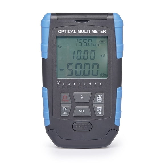 Optical Power Meter -50~+26dBm 4 In 1 Multifunction Fiber Network Cable Tester Visual Fault Locator 15MW