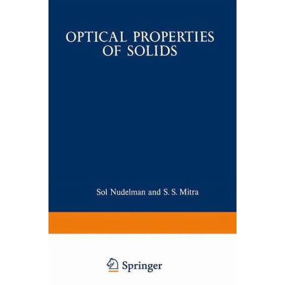 Pre-Owned Optical Properties of Solids 9780306303210 Used