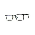 thumbnail image 1 of Optical Quality Rectangular Minimal Designer Eyeglasses Frame Brown Gold, 1 of 4