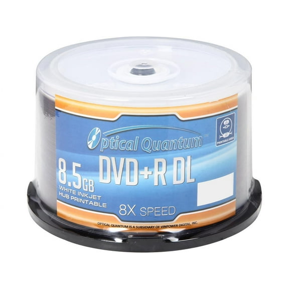 DVD+R DL OPT|QUANTUM 8X 8.5G 50PK R