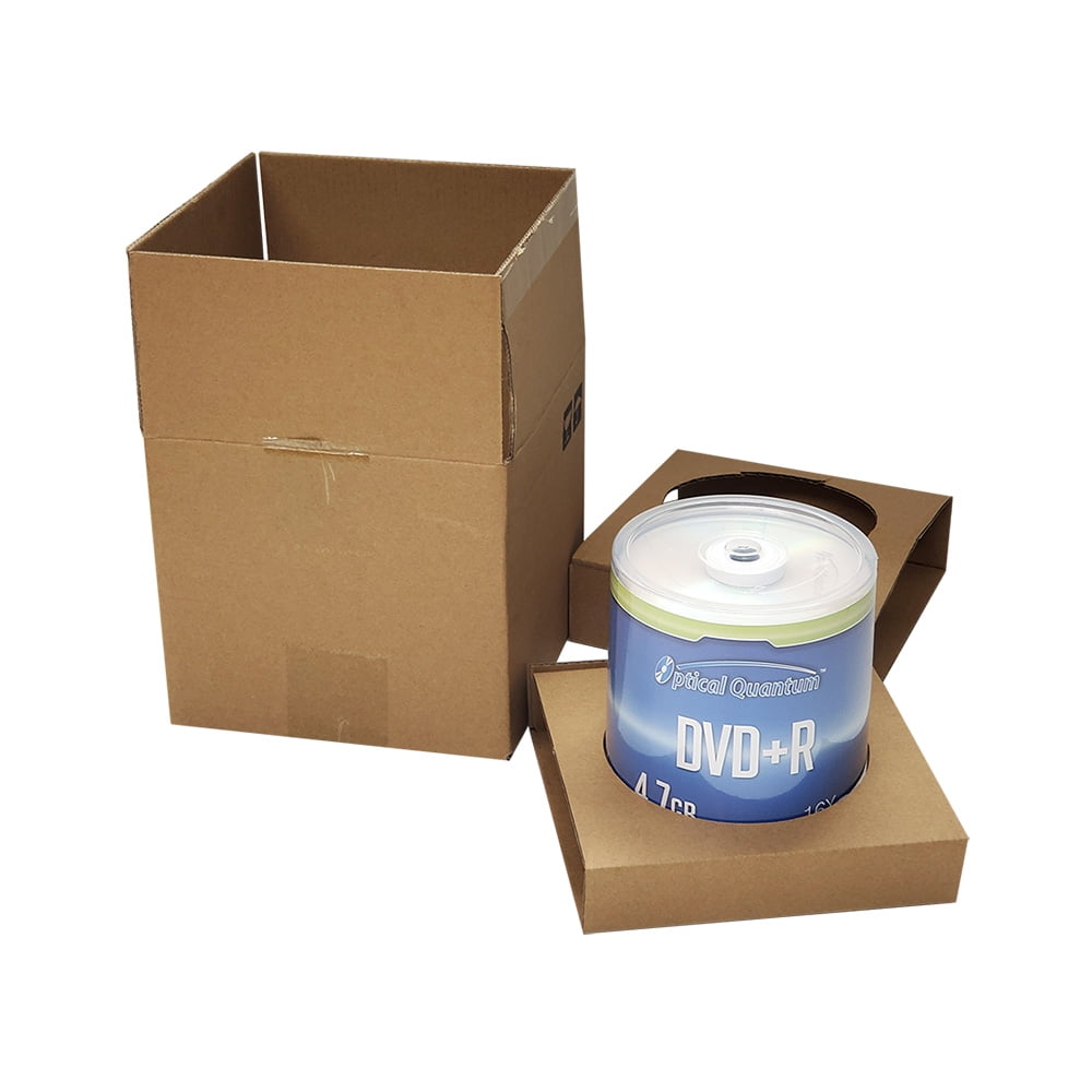 Optical Quantum CD-R 700MB 52X Branded Logo top Recordable Media - 100pk Disc Spindle OQCD52BLT-BX