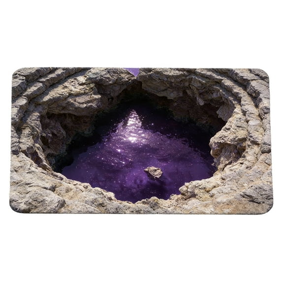 Optical Rug Bottomless Hole Doormat Indoor Outdoor Use for Kids Boys Girls Women Playroom Vortex Floor Mat Pad Doormat Carpet Bedroom Decor Non-Slip