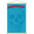 thumbnail image 1 of Optical - Skull Wall Poster with Wooden Magnetic Frame, 22.375" x 34", 1 of 3