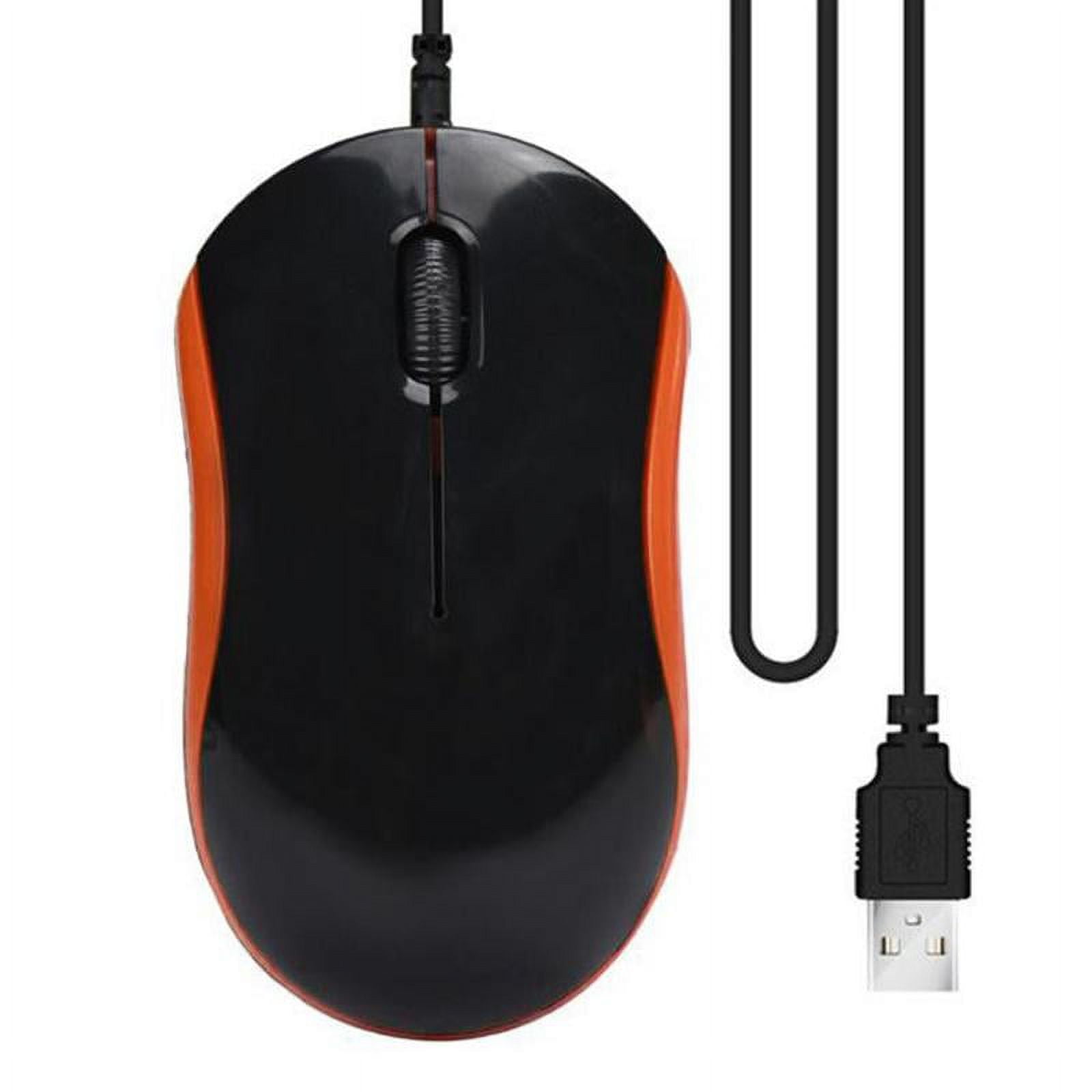 Optical USB LED Wired Mouse Mice For PC Laptop Computers UK N3V3 ...