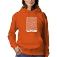 thumbnail image 1 of Optical Waves Techno Style Hoodie Women -Image by Shutterstock, Female 4X-Large, 1 of 4