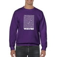 thumbnail image 1 of Optical Waves Techno Style Sweatshirt Men -Image by Shutterstock, Male XX-Large, 1 of 4