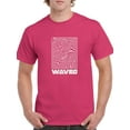 thumbnail image 1 of Optical Waves Techno Style T-Shirt Men -Image by Shutterstock, Male Small, 1 of 4