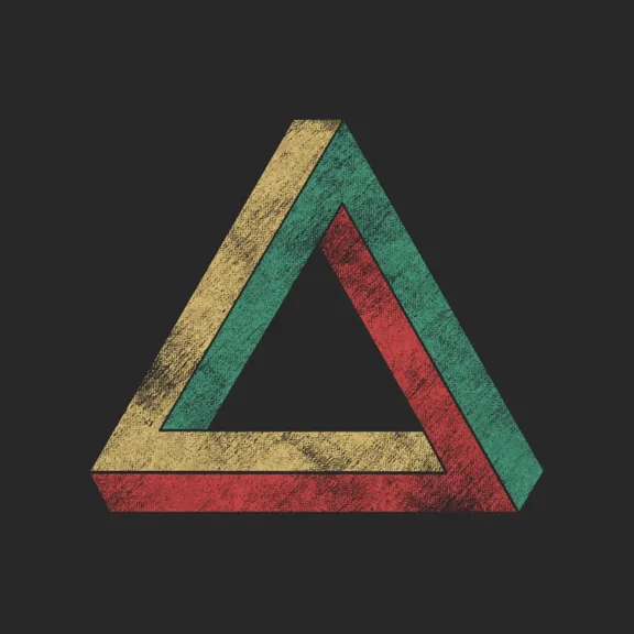 Optical illusion-colorful Makart