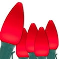 thumbnail image 1 of Opticore LED C9 Smooth Ceramic-Style Red Christmas Lights with Shatterproof Christmas Bulbs, 25 Lights, 25’, 1 of 7