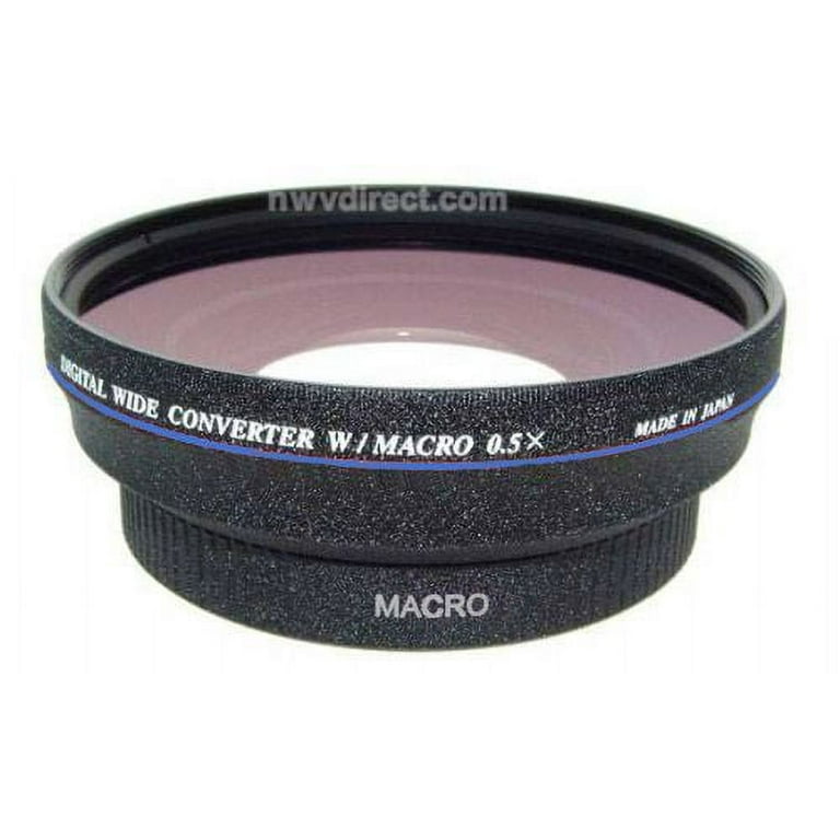 Optics 0.5x High Definition Wide Angle Conversion Lens for Canon