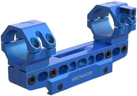 Monstrum Next Level Series Offset Scope Mount with Integrated Anti-Cant Level Bubble | 30 mm Diameter, Gun Scope Mounts - Canada