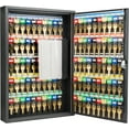 thumbnail image 1 of Optics Key Cabinet with Key Lock 100 Keys, Black, 1 of 7