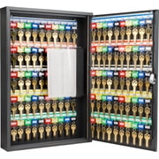 Barska Optics Key Cabinet with Key Lock 100 Keys, Black