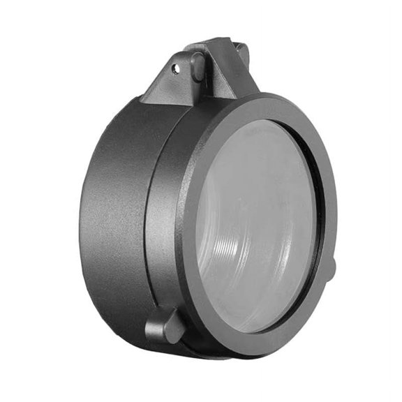 Optics Scope Caps Quick Flip Spring Up Open Lens Cover,Eye Protect Ocular/Objective Sight Cap Cover Kits,Front Transparent HD Protective Cover for 30mm-69mm Diameter Scope Accessories (30mm)
