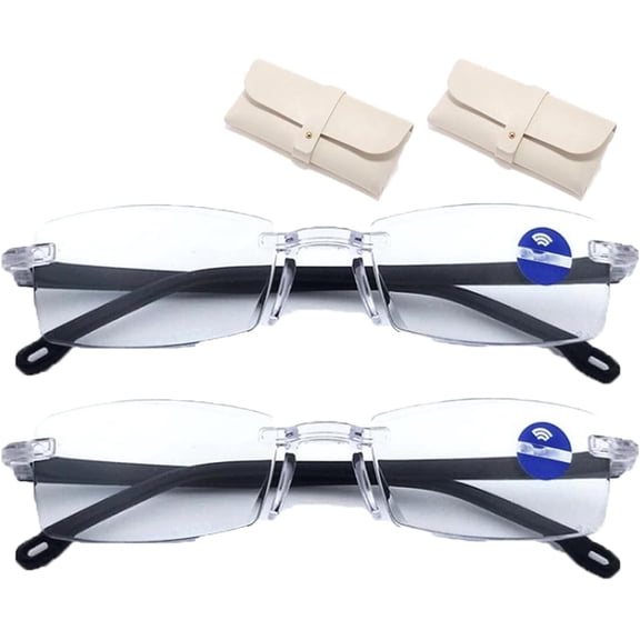 Opticx Self Adjusting Glasses, Smart Blue Light Adjusting Glasses for Men Women for Reading, Computer or Tv