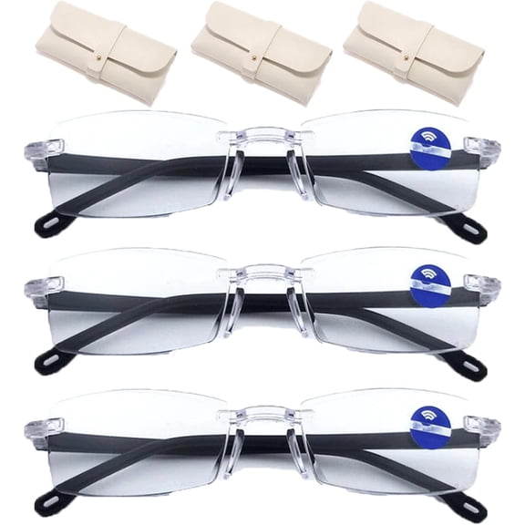 Opticx Self Adjusting Glasses, Smart Blue Light Adjusting Glasses for Men Women for Reading, Computer or Tv