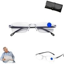 Opticx Self Adjusting Glasses with Auto Focus, Photochromic Blue Light Blocking Lenses for Men and Women