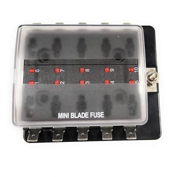 Optifuse BLM-I-310 Fuse Block for Mini Blade - LED, 10P (1EA)