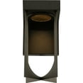 thumbnail image 1 of Optika Small LED Wall Sconce-Durable Matte Black Finish, 1 of 1