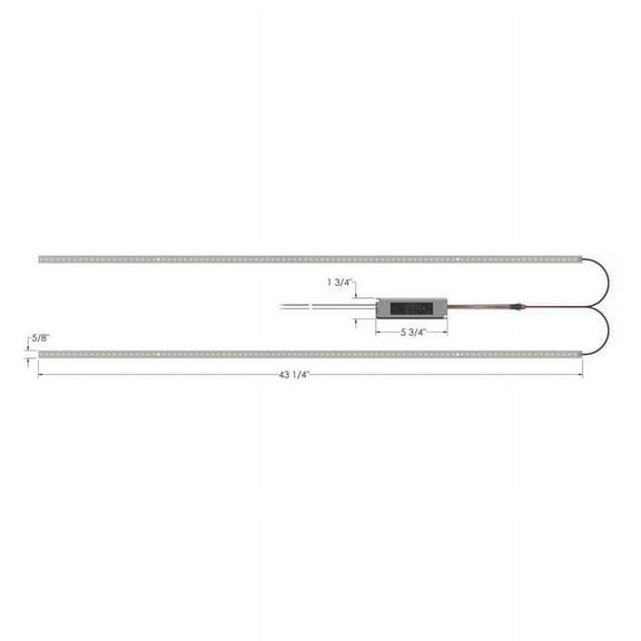 Optilumen RKS2440-40-A 4 ft. 40W 4000K Equivalent Integrated White LED Strip Retrofit Kit