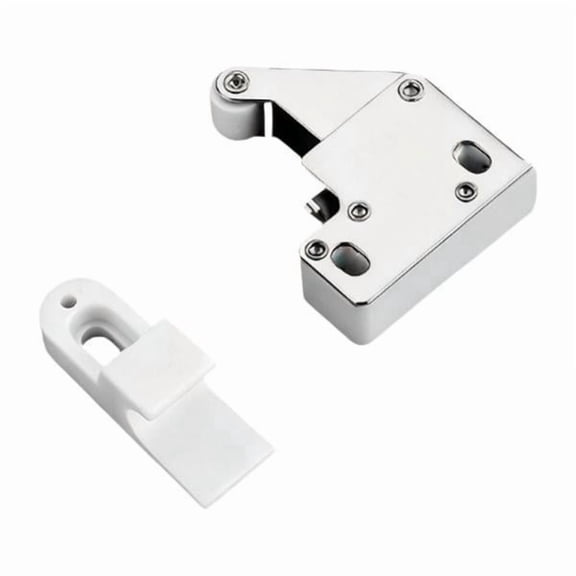 Optima 2-6pack Spring Buckle Lock Steel Spring Loaded Mini Tip Push Catch for Cabinet 6 Pcs