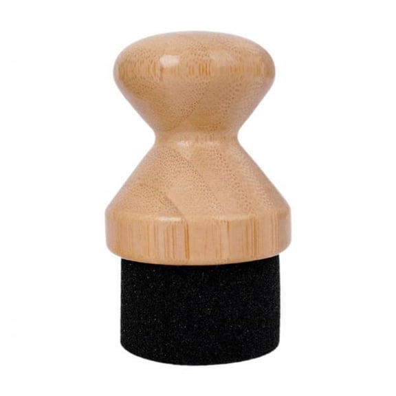 Optima 2xWood Cutting Board Oil Applicator Round Ergonomic Handle for Kitchen Gadgets 2 Pcs