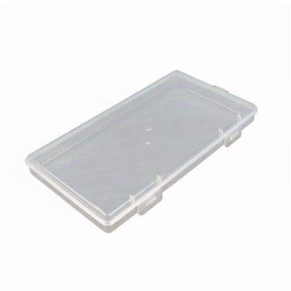 Optima 3xClear Box with Lid Design Sample Box Multipurpose Mini Rectangular Container 2 Pcs