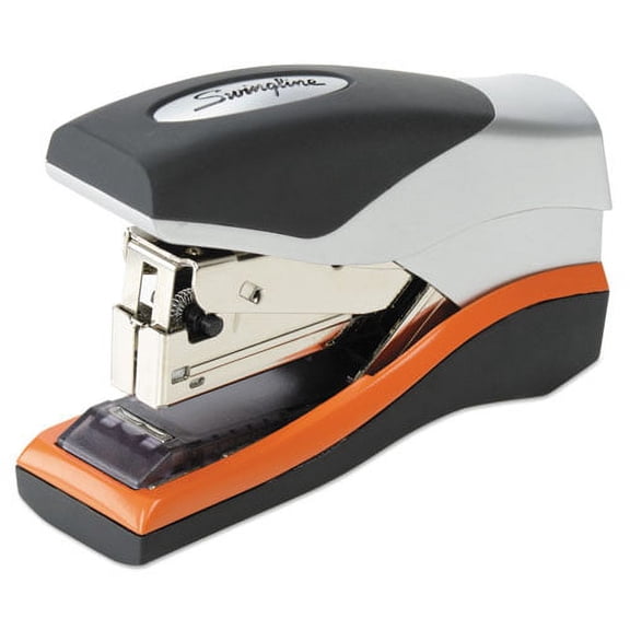 Optima 40 Compact Stapler, 40-Sheet Capacity, Black/silver/orange | Bundle of 2 Each