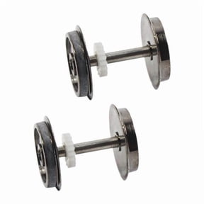Optima 5x2Pcs Metal DC Wheels Spare Part HO Scale Wheel for 1/87 Railway Modification