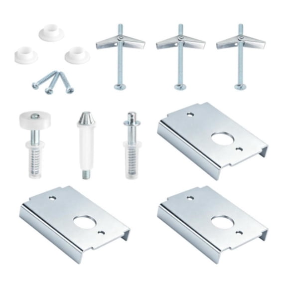 Optima Bifold Door Repair Bracket Carbon Steel for 1-3/8 Inches Top or Bottom Mount