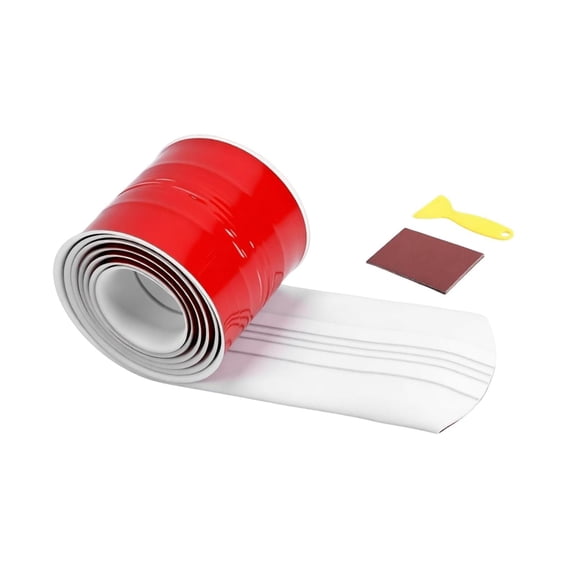 Optima Boat Hull Keel Guard Easy Install Marine Protective Strip Rubber Accessories for White