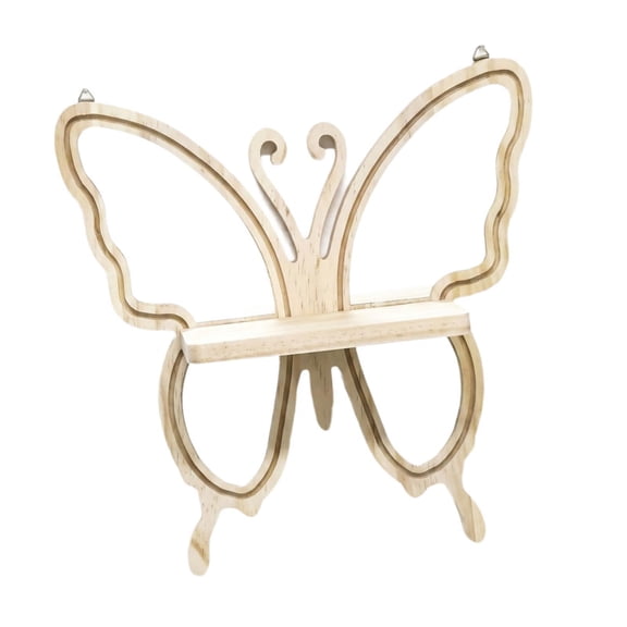 Optima Butterfly Shaped Wall Shelf Display Rack Ornament Display Stand Holder Versatile