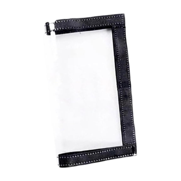 Optima Clear Fishing Lure Wrap Holder PVC Storage Bag Sturdy Pouch for Artificial Baits S