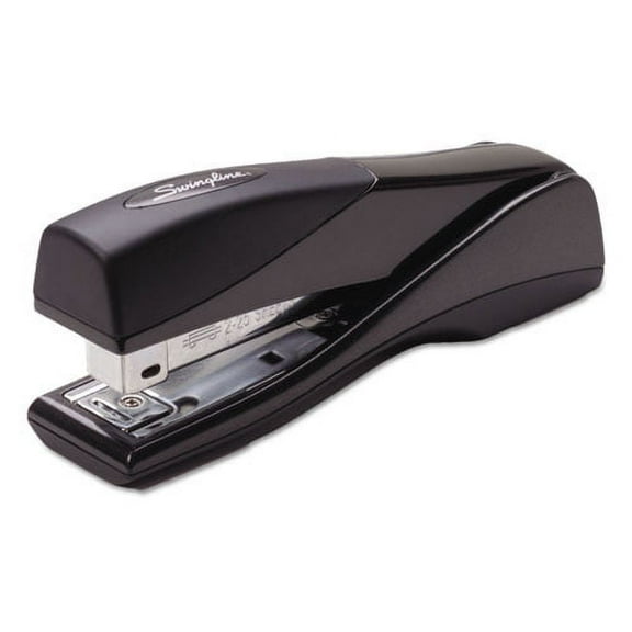 Optima Grip Full Strip Stapler, 25-Sheet Capacity, Graphite Black | Bundle of 10 Each