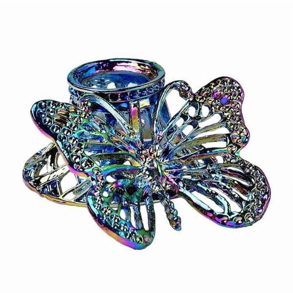 Optima Hollow Butterfly Metal Ball Display Stand Artistic Sphere Holder Photo Prop Rack 2 Pcs