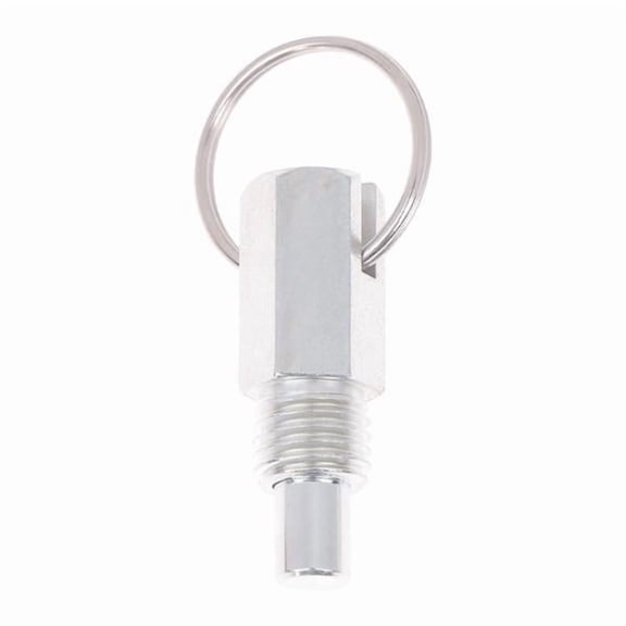 Optima Metal Pull Pin Loading Spring Plunger Secure Locking Hardware Silvery Finish for 4 Pcs