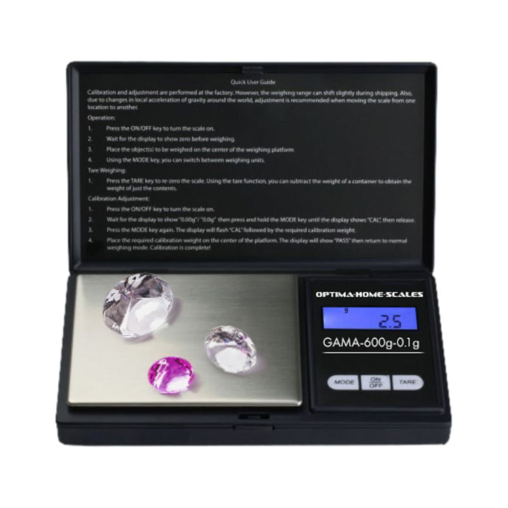 Optima Scale GAMA-601 600x0.1G Pocket Scale