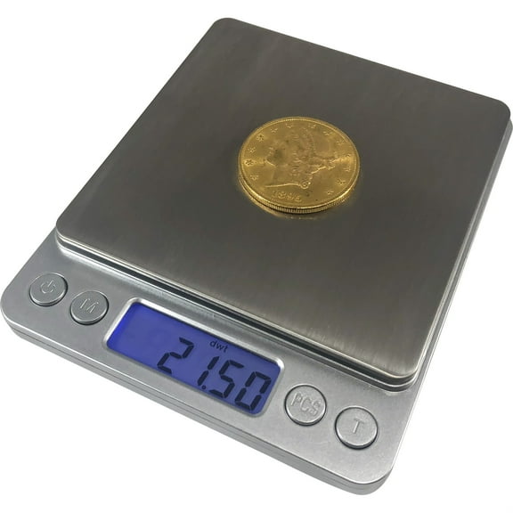 This pocket scale with its large stainless steel platform is Ideal for weighing jewelry, tobacco, gunpowder, coffee beans, and medications.