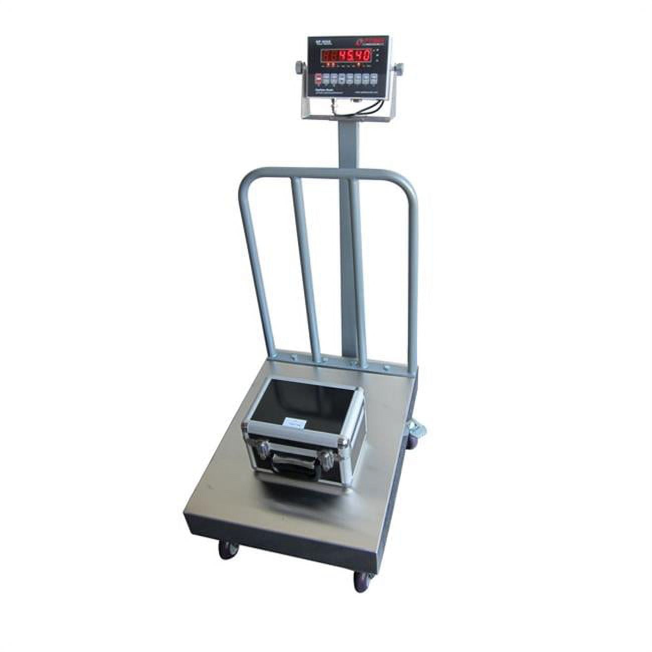 500 lb x 0.1 lb Bench Scale - NTEP with wheels and backrail