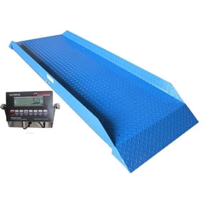 Optima Scales OP-929-8430 Large Platform Heavy duty Livestock Alleyway Scale - 5000 lbs x 1 lb.