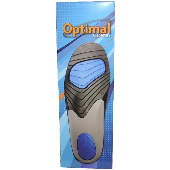 Optimal Full Orthotic Arch Support Motion Control Insole with Met Pad by Ciabatta's (Men's 14-15)