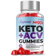 Optimal Max + Keto Gummies, Optimal Gummies with Apple Cider Vinegar, 1 Month Supply, Dietary Supplement 1 Pack