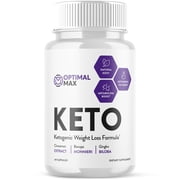 Optimal Max Keto - Ketogenic Weight Loss Formula - Energy & Focus Boosting Dietary Supplements for Weight Management & Metabolism - Advanced Fat Burn Ketones Pills - 60 Capsules 1 Pack