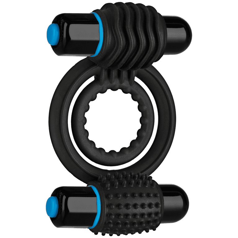 Optimale Vibrating Double C Ring - Black - Walmart.com