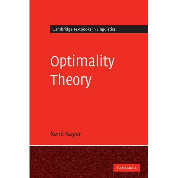 Pre-Owned Optimality Theory (Paperback) 0521589800 9780521589802