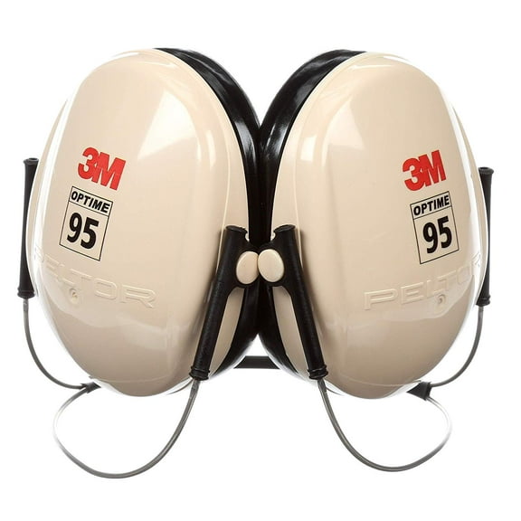 Optime 95 Earmuffs - peltor lowest profile backband hearing prot