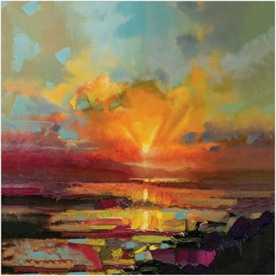 Optimism Sunrise Study Canvas Art - Scott Naismith (24 x 24)