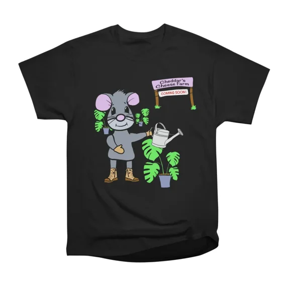 Optimistic Cheese Farmer T-Shirt Tee Gift For Him Merch For Her Apparel For Friend