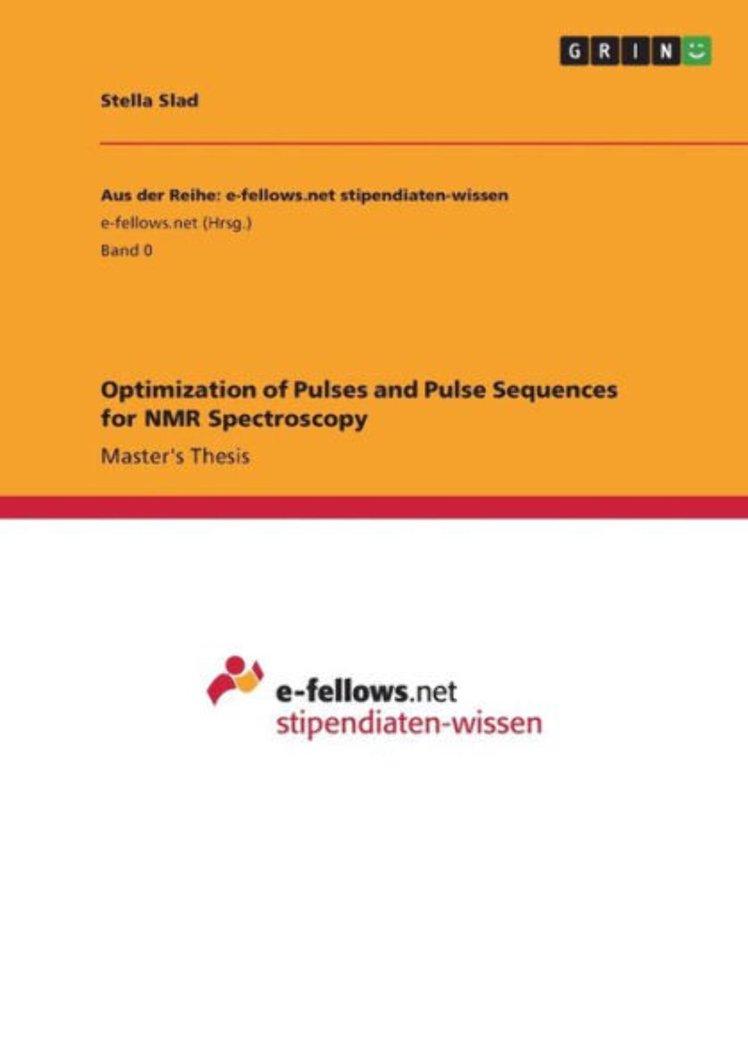 Optimization Of Pulses And Pulse Sequences For Nmr Spectroscopy ...