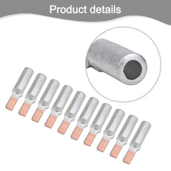 Optimize Your Electrical Setup With A Pack Of 10 Pcs Of Copper And Aluminum Terminators Designed For Dtlc16 Connections Fangkenuo
